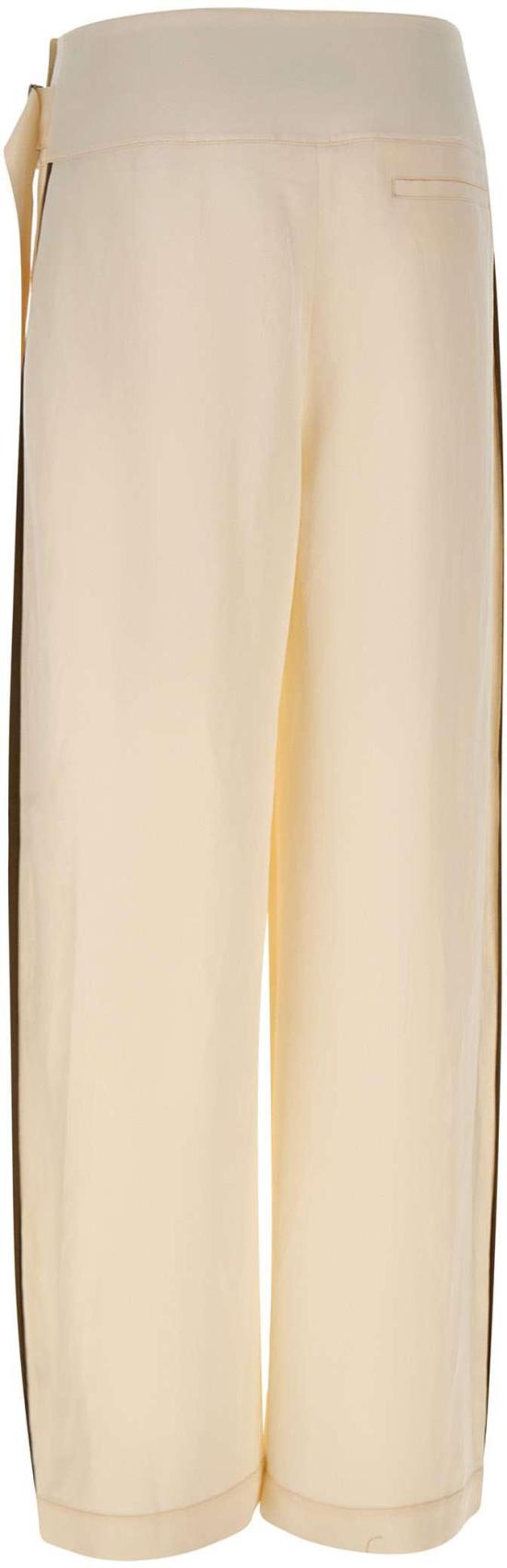 26SS 엔타이어 스튜디오 팔라초 팬츠 ESSS26PA012710073 WHITE - ENTIRE STUDIOS