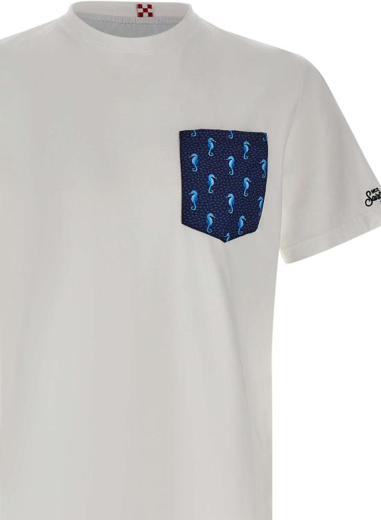 26SS 세인트바쓰 반팔 티셔츠 BLA000104226L WHITE - MC2 SAINT BARTH