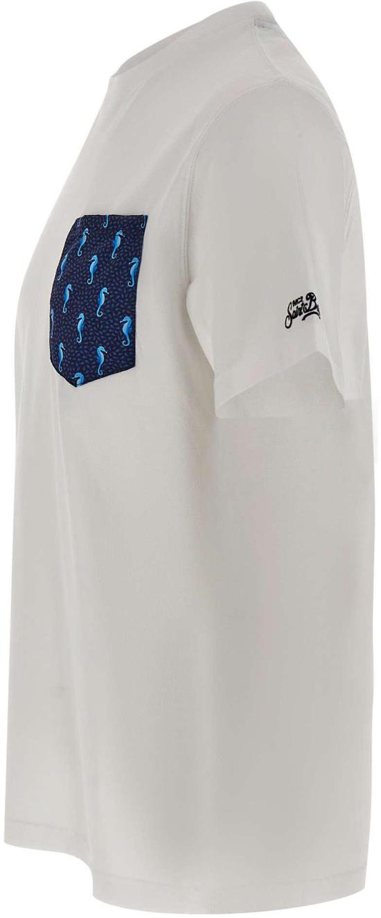 26SS 세인트바쓰 반팔 티셔츠 BLA000104226L WHITE - MC2 SAINT BARTH