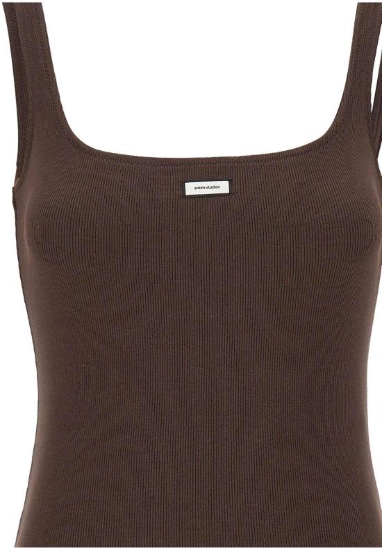 26SS 엔타이어 스튜디오 민소매 티셔츠 ESSS26TA018766239 BROWN - ENTIRE STUDIOS