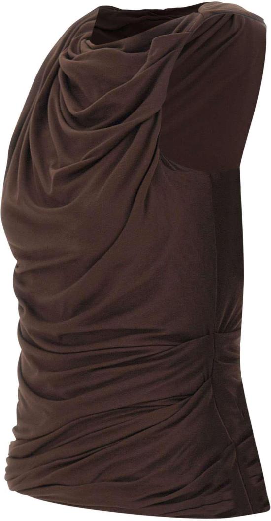 26SS 엔타이어 스튜디오 민소매 티셔츠 ESSS26TO01243C737 BROWN - ENTIRE STUDIOS