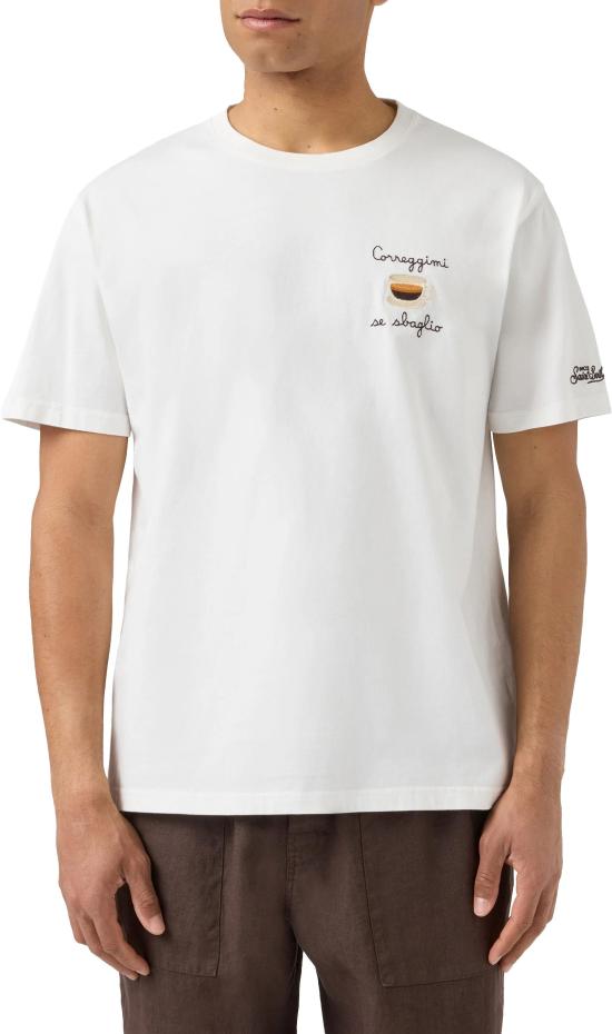 26SS 세인트바쓰 반팔 티셔츠 POT000104452L WHITE - MC2 SAINT BARTH