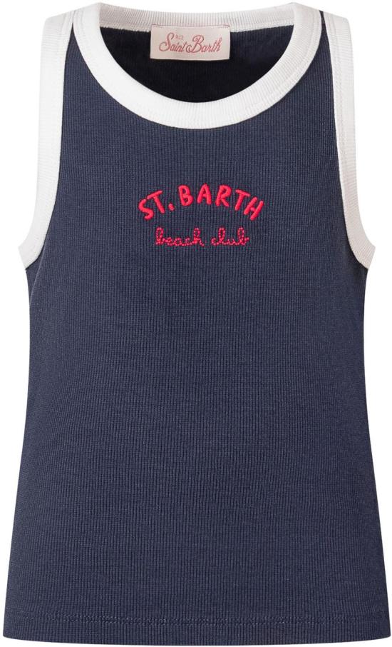 26SS [키즈] 세인트바쓰 티셔츠 BLUE00203370L6101 NAVY