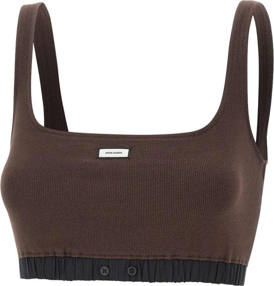 26SS 엔타이어 스튜디오 트레이닝 티셔츠 ESSS26BS018766239 BROWN