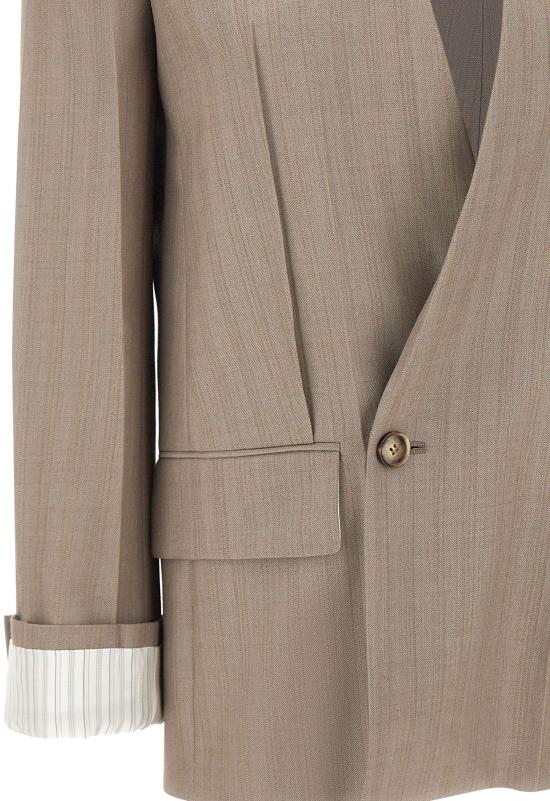 26SS 빅토리아 베컴 수트 자켓 1226WJK007214ALIMESTONE TAUPE - VICTORIA BECKHAM