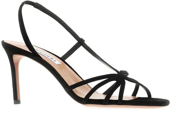 26SS 아쿠아주라 샌들 TTMMIDS1SUE000 BLACK - AQUAZZURA