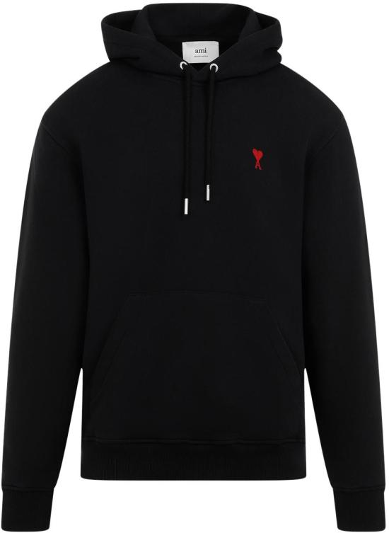 26SS 아미 후드 티셔츠 BFUSW235730 BLACK