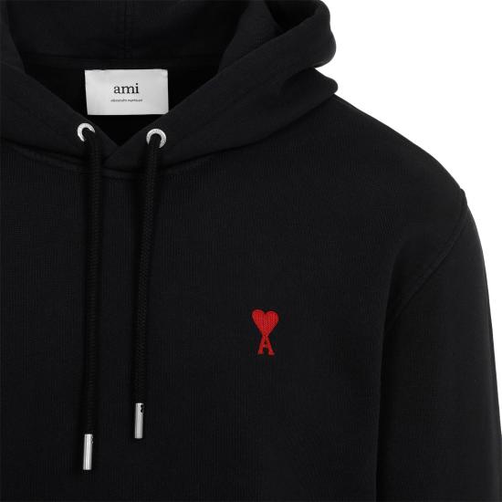 26SS 아미 후드 티셔츠 BFUSW235730 BLACK - AMI