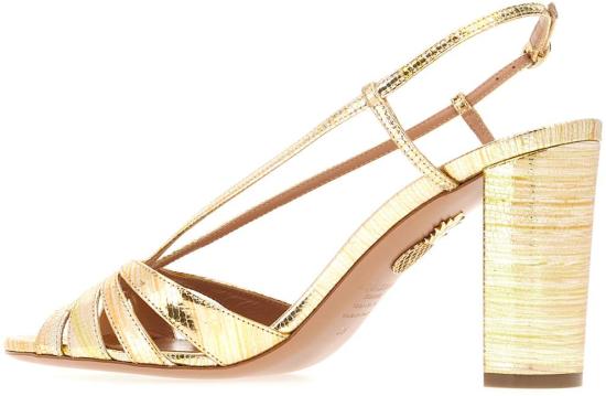 26SS 아쿠아주라 샌들 AEEMIDS1LCNMTD METALLIC - AQUAZZURA