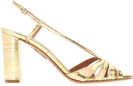 26SS 아쿠아주라 샌들 AEEMIDS1LCNMTD METALLIC