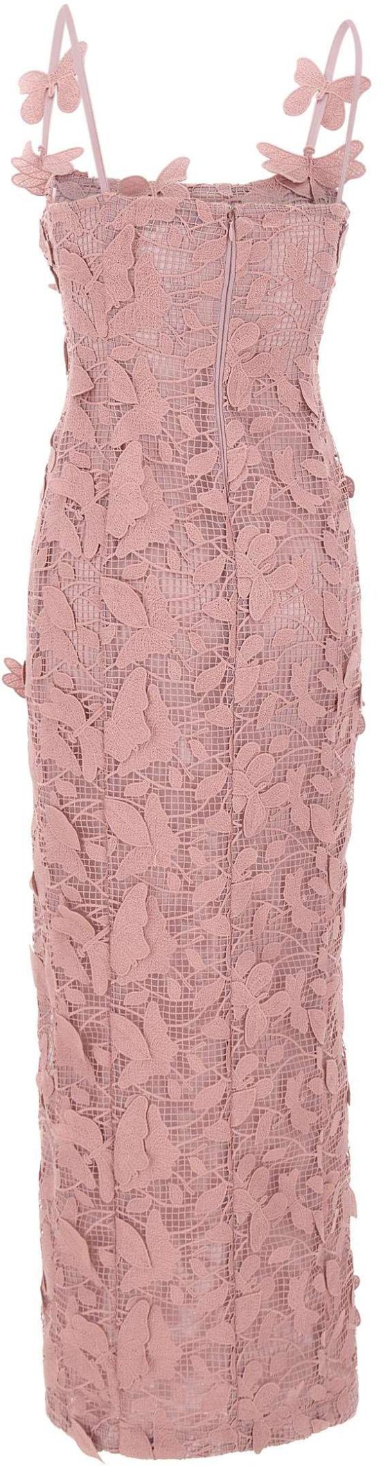 26SS 블루마린 롱 원피스 4A443AN0114 PINK - BLUMARINE
