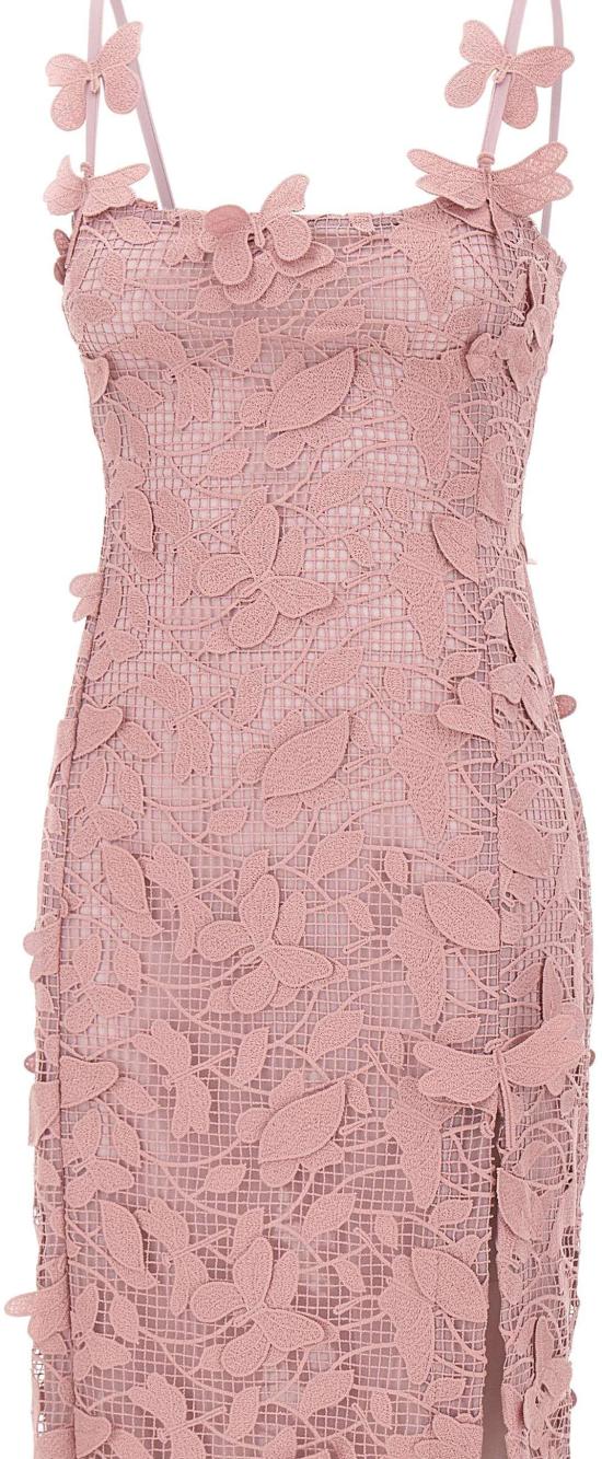 26SS 블루마린 롱 원피스 4A443AN0114 PINK - BLUMARINE