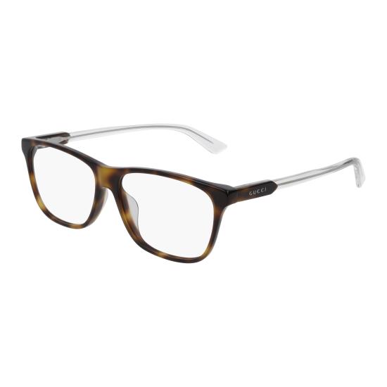 26SS 구찌 안경 GG0492OA 003 HAVANA HAVANA TRANSPARENT