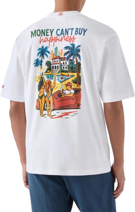 26SS 세인트바쓰 반팔 티셔츠 DLR000101525L WHITE - MC2 SAINT BARTH