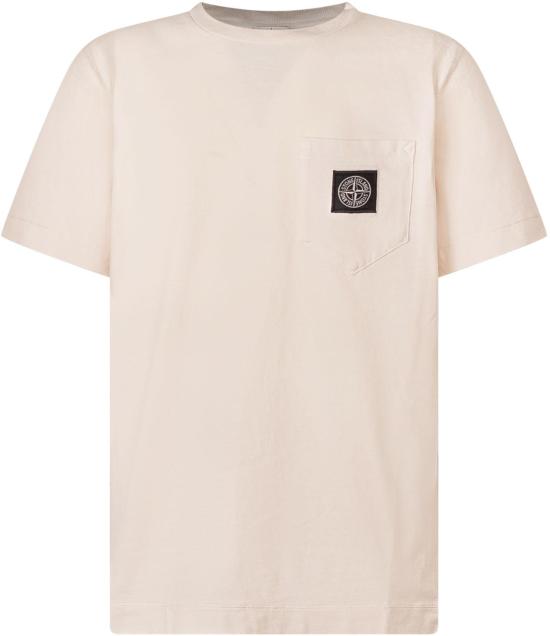 26SS [키즈] 스톤 아일랜드 티셔츠 L1S162100003S0047V0097 WHITE