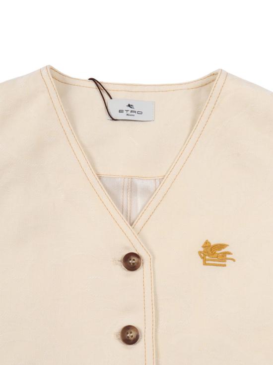  [키즈] 에트로 자켓 키즈  질레 베스트 베이지