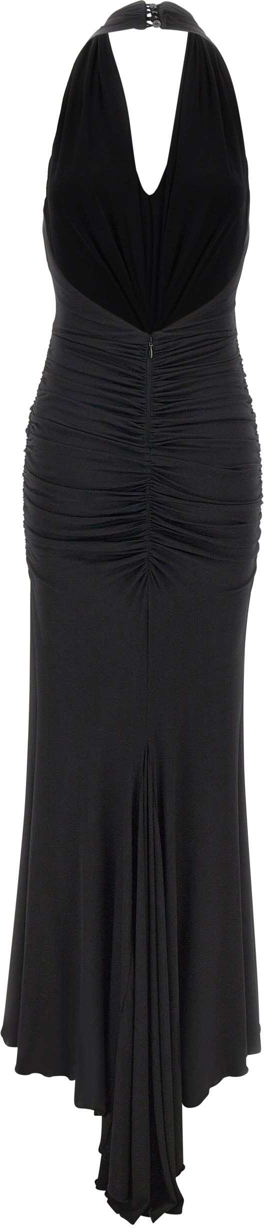 26SS 블루마린 롱 원피스 4A467AN0990 BLACK - BLUMARINE