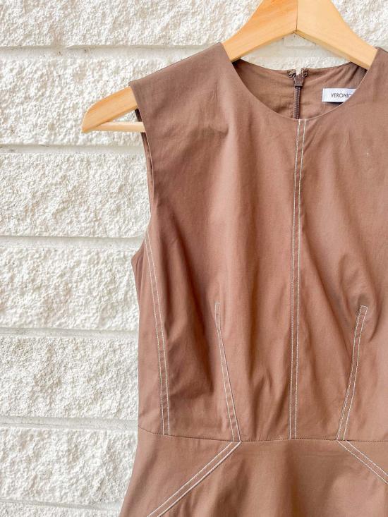  베로니카비어드 숏 원피스 베로니카 비어드 미니 카리건 드레스 다크 모카 - VERONICA BEARD