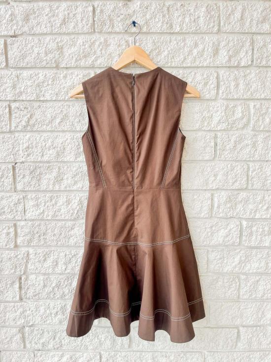  베로니카비어드 숏 원피스 베로니카 비어드 미니 카리건 드레스 다크 모카 - VERONICA BEARD