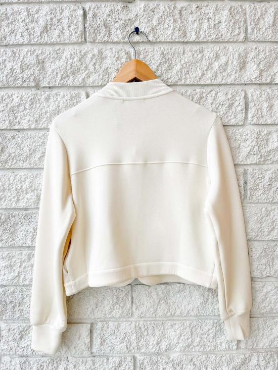  발리 가디건 바를리 하트웰 버튼 스루 스웨트셔츠 프리스틴 - VARLEY