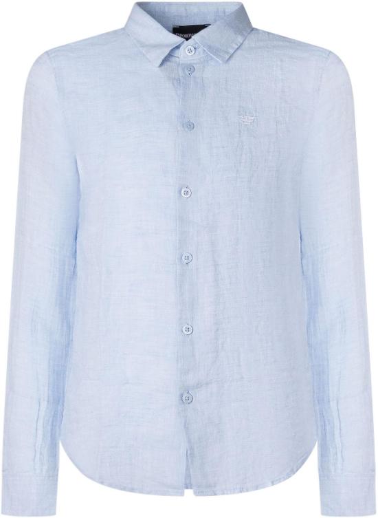 26SS [키즈] 엠포리오 아르마니 셔츠 8N4CJ93NEEZ0744 LICHTBLUE