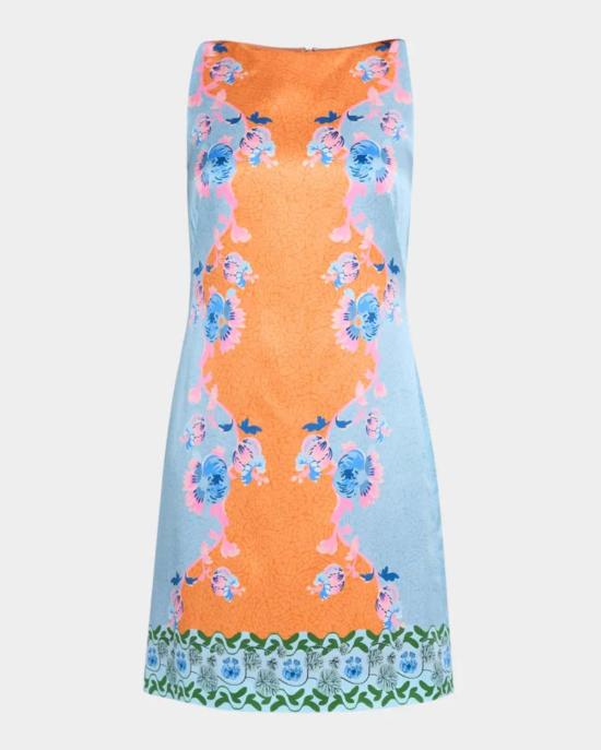  살로니 숏 원피스 Saloni Alba B 드레스 Saffier Sunset - SALONI