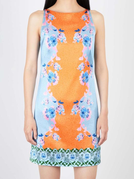  살로니 숏 원피스 Saloni Alba B 드레스 Saffier Sunset - SALONI