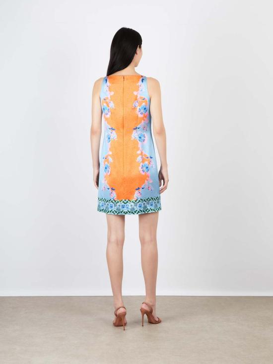  살로니 숏 원피스 Saloni Alba B 드레스 Saffier Sunset - SALONI