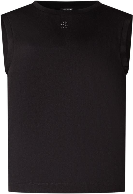 26SS [키즈] 발망 티셔츠 BY8C12Z3672930NE BLACK