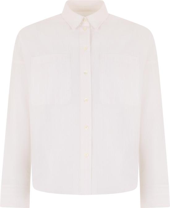 26SS 메종키츠네 블라우스 QW00404WC5094 WHITE