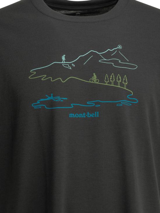 26SS 몽벨 반팔 티셔츠 2304556DGY Grey - MONTBELL