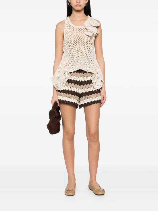 26SS 세인트바쓰 숏팬츠 MEA002 08955L CROCHET STRIPES WAVE 1810 - MC2 SAINT BARTH