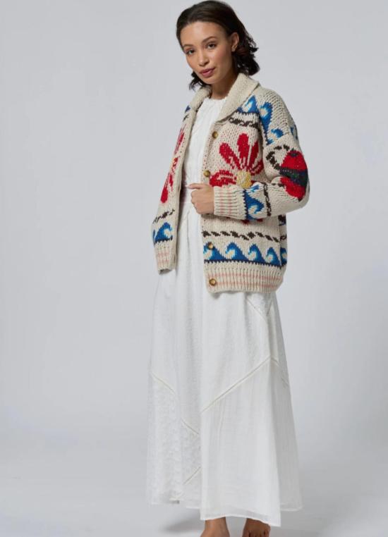  링구아 프랑카 가디건 슬론 카디건 스웨터 - LINGUA FRANCA