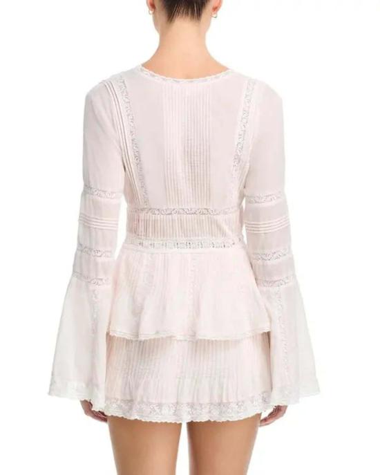  러브쉐이크팬시 숏 원피스 러브쉑 팬시 킨세일 드레스 핑크 - LOVESHACKFANCY