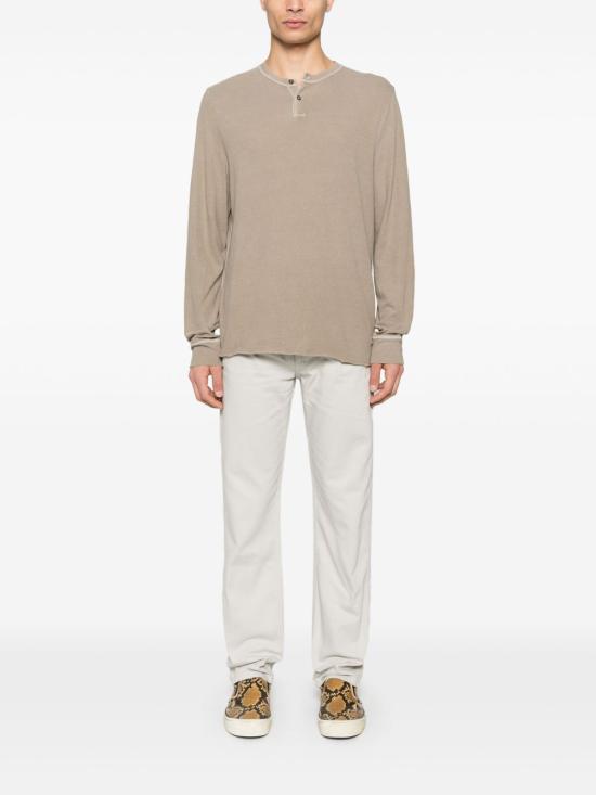 26SS 제임스펄스 긴팔 티셔츠 MJD3755 OVC Beige - JAMES PERSE