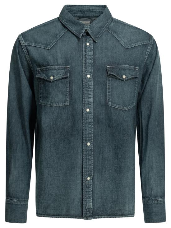 26SS 비즈빔 데님 셔츠 0126105007001INDIGO Blue