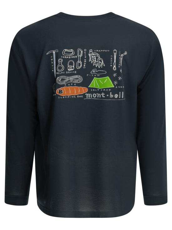 26SS 몽벨 긴팔 티셔츠 2304644NV Blue - MONTBELL