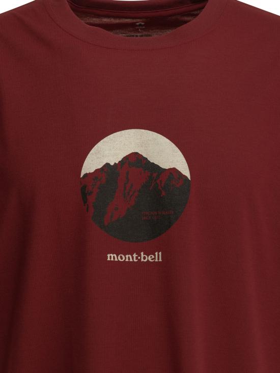 26SS 몽벨 반팔 티셔츠 2304699WRD Bordeaux - MONTBELL