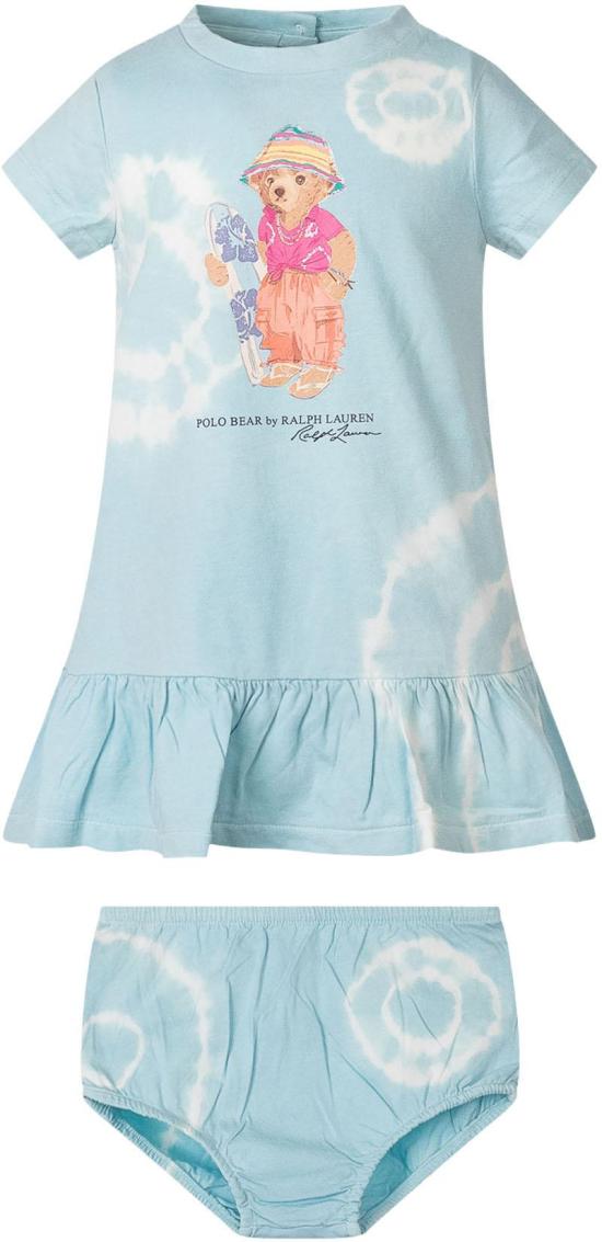 26SS [키즈] 랄프 로렌 원피스 310B14166001 LICHTBLUE