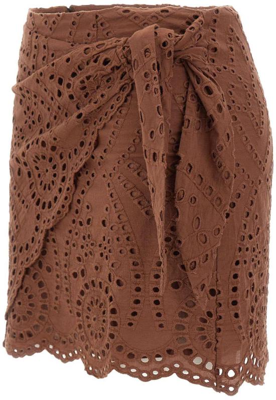 26SS 세인트바쓰 숏 스커트 NYR000101005L BROWN - MC2 SAINT BARTH