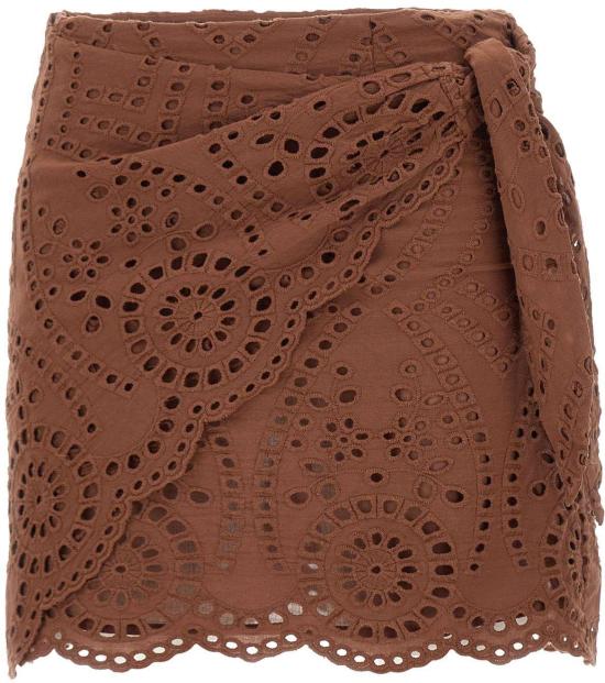 26SS 세인트바쓰 숏 스커트 NYR000101005L BROWN