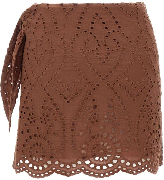 26SS 세인트바쓰 숏 스커트 NYR000101005L BROWN - MC2 SAINT BARTH