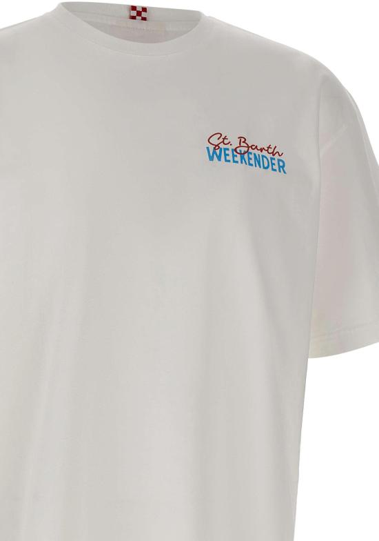 26SS 세인트바쓰 반팔 티셔츠 DLR000104314L WHITE - MC2 SAINT BARTH