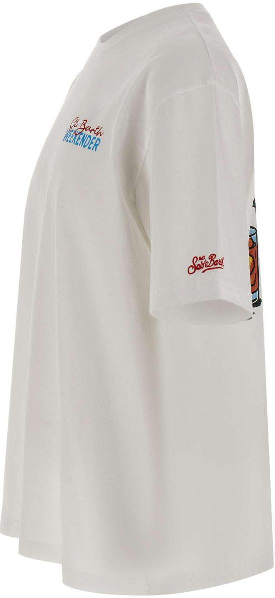 26SS 세인트바쓰 반팔 티셔츠 DLR000104314L WHITE - MC2 SAINT BARTH