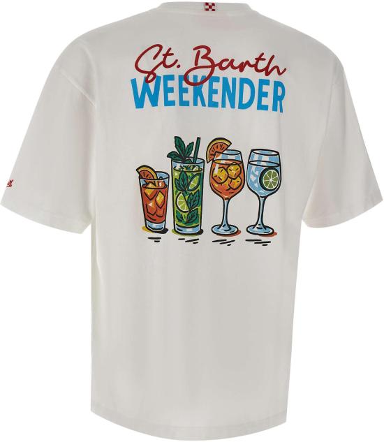 26SS 세인트바쓰 반팔 티셔츠 DLR000104314L WHITE - MC2 SAINT BARTH