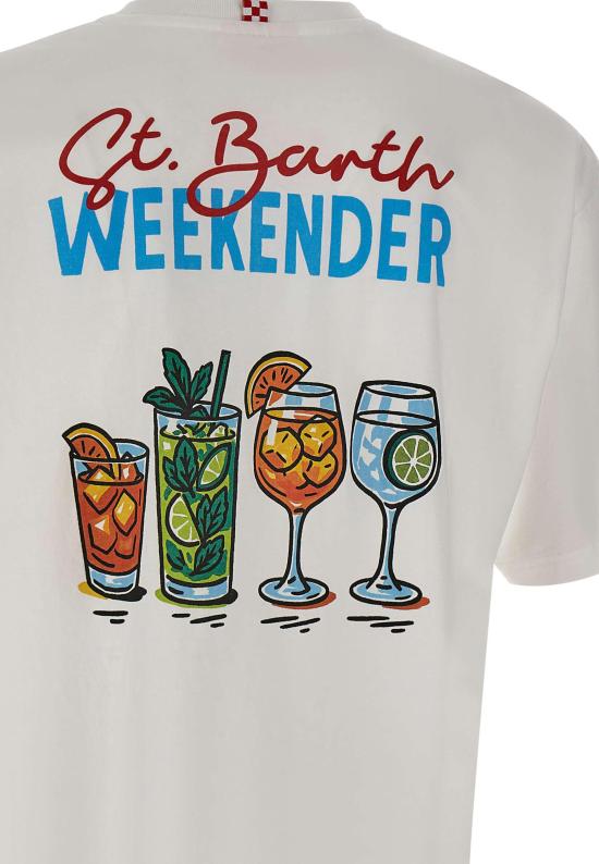 26SS 세인트바쓰 반팔 티셔츠 DLR000104314L WHITE - MC2 SAINT BARTH