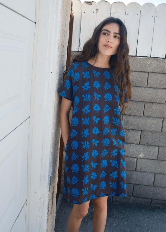  에이스 앤 지그 숏 원피스 에이스 & 지그 라일리 드레스 자바 - ACE & JIG