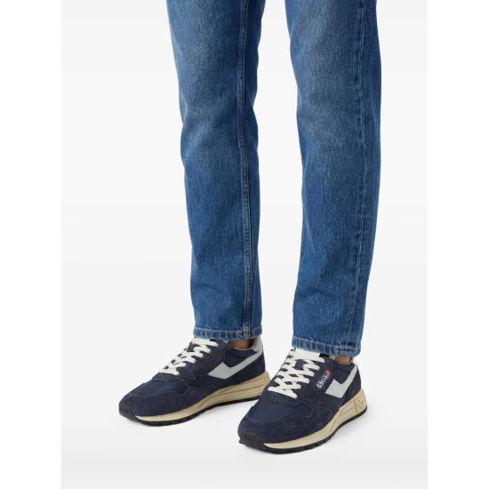 26SS 오트리 릴윈드 로우 나일론 스웨이드 스니커즈 WWLM NC30 BLUE WHITE - AUTRY