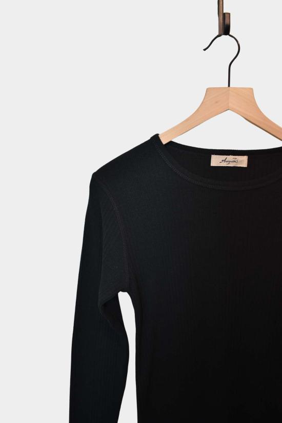  이치 앤티퀴트 스웨터 이치 앤티퀴츠 골지 니트 풀오버 블랙 - ICHI ANTIQUITES