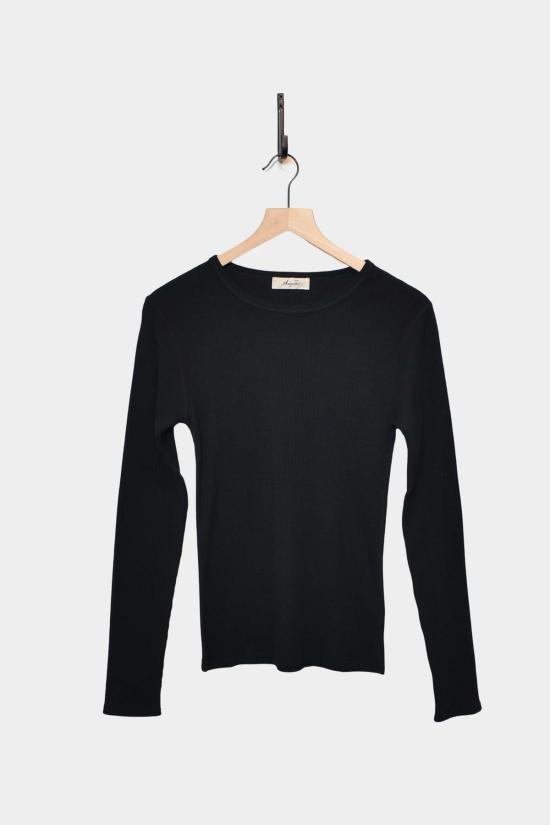  이치 앤티퀴트 스웨터 이치 앤티퀴츠 골지 니트 풀오버 블랙